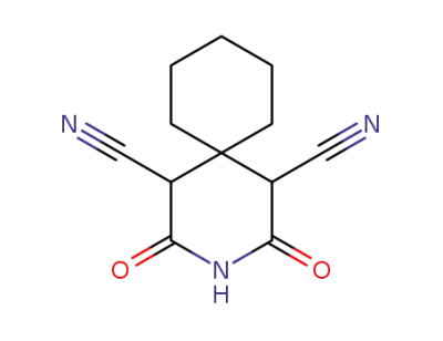 2,4-dioxo-3-azaspiro[5.5]undecane-1,5-dicarbonitrile