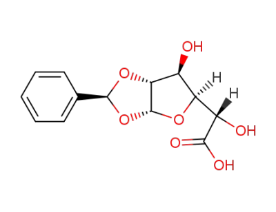 (S)-Hydroxy-((2S,3aR,5S,6S,6aR)-6-hydroxy-2-phenyl-tetrahydro-furo[2,3-d][1,3]dioxol-5-yl)-acetic acid