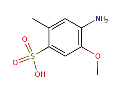 1-amino-2-methoxy-5-methylbenzene-4-sulfonic acid